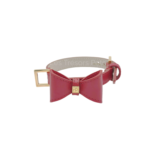 Collier Papillon Rouge - Les Trésors Pets