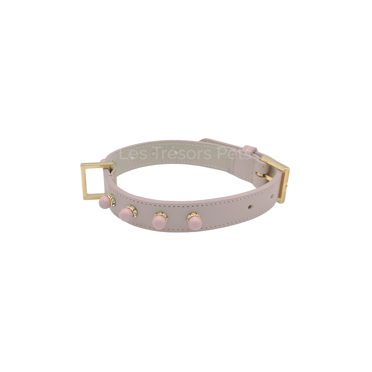 Collier Bonbon Rose - Les Trésors Pets