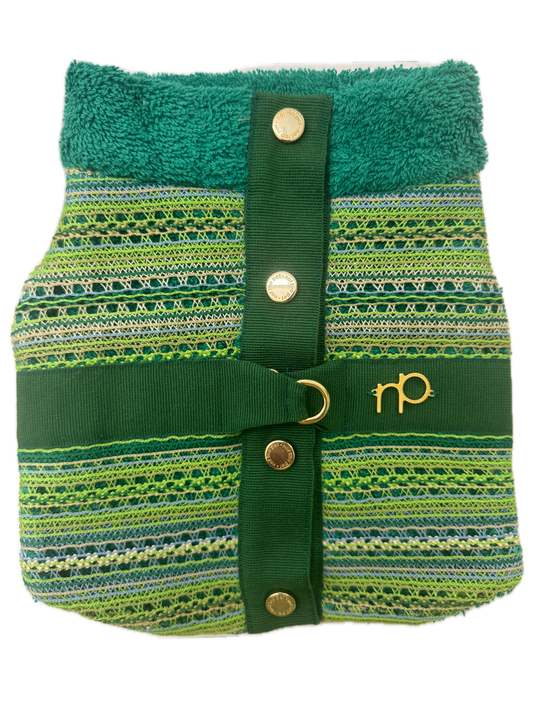 Not too pet Manteau Vert - Les Trésors Pets