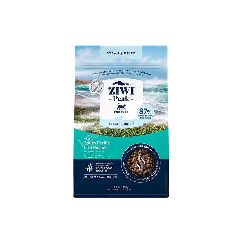 Steam & Dried nourriture pour chats Poisson 800 gr. - Les Trésors Pets