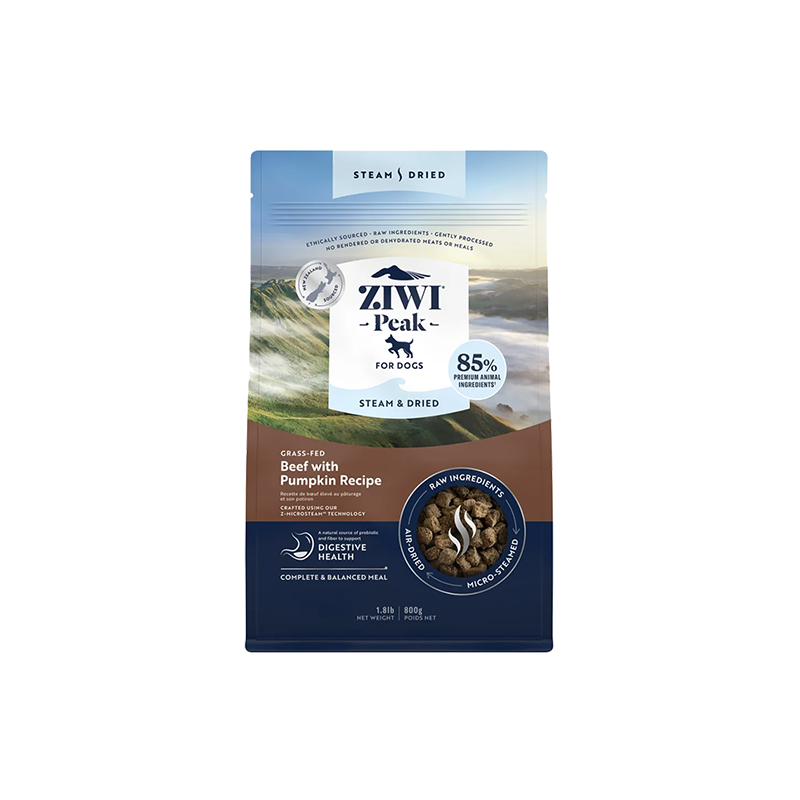 Ziwipeak Steam & Dried nourriture pour chiens Bœuf - Les Trésors Pets