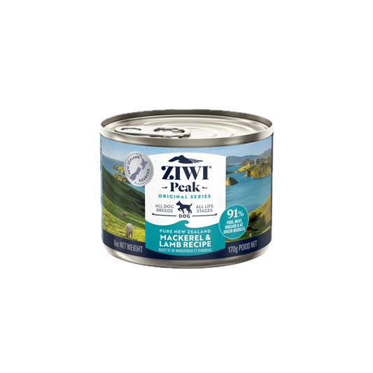 Nourriture humide pour chiens Maquereau et Agneau 170 gr. - Les Trésors Pets